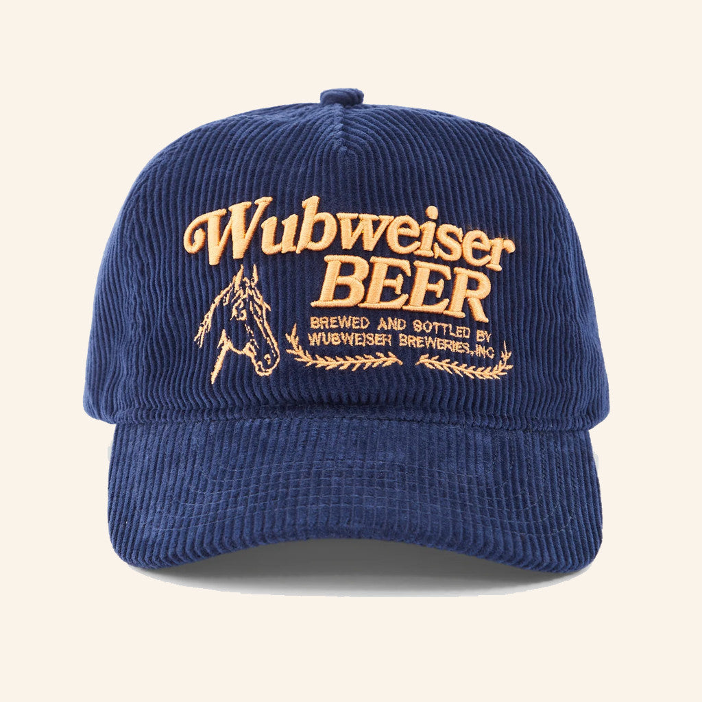 PayMoneyWubby Merch Wubweiser Beer Corduroy Hat Embroidered Gifts For Dad - Lilybirchmarket