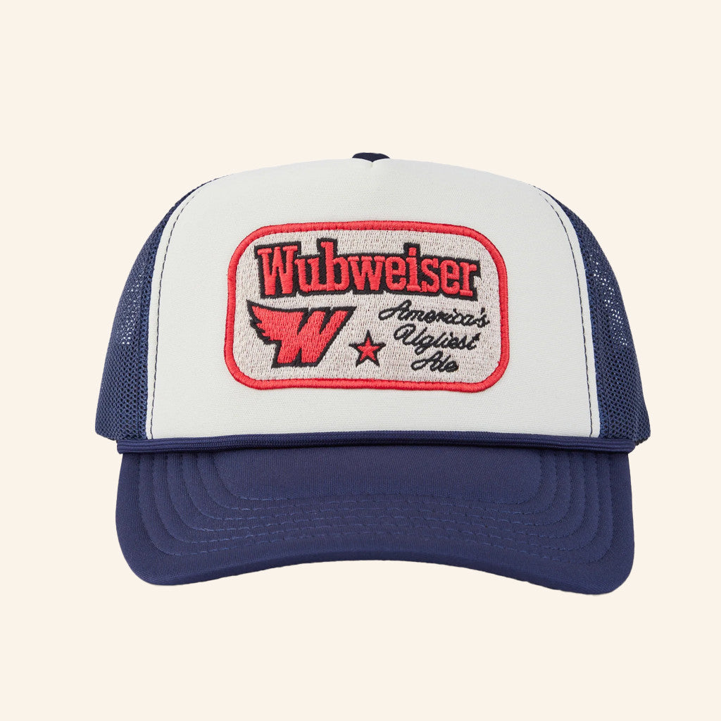 PayMoneyWubby Merch Wubweiser Wing Foam Trucker Hat Embroidered Gifts For Dad - Lilybirchmarket