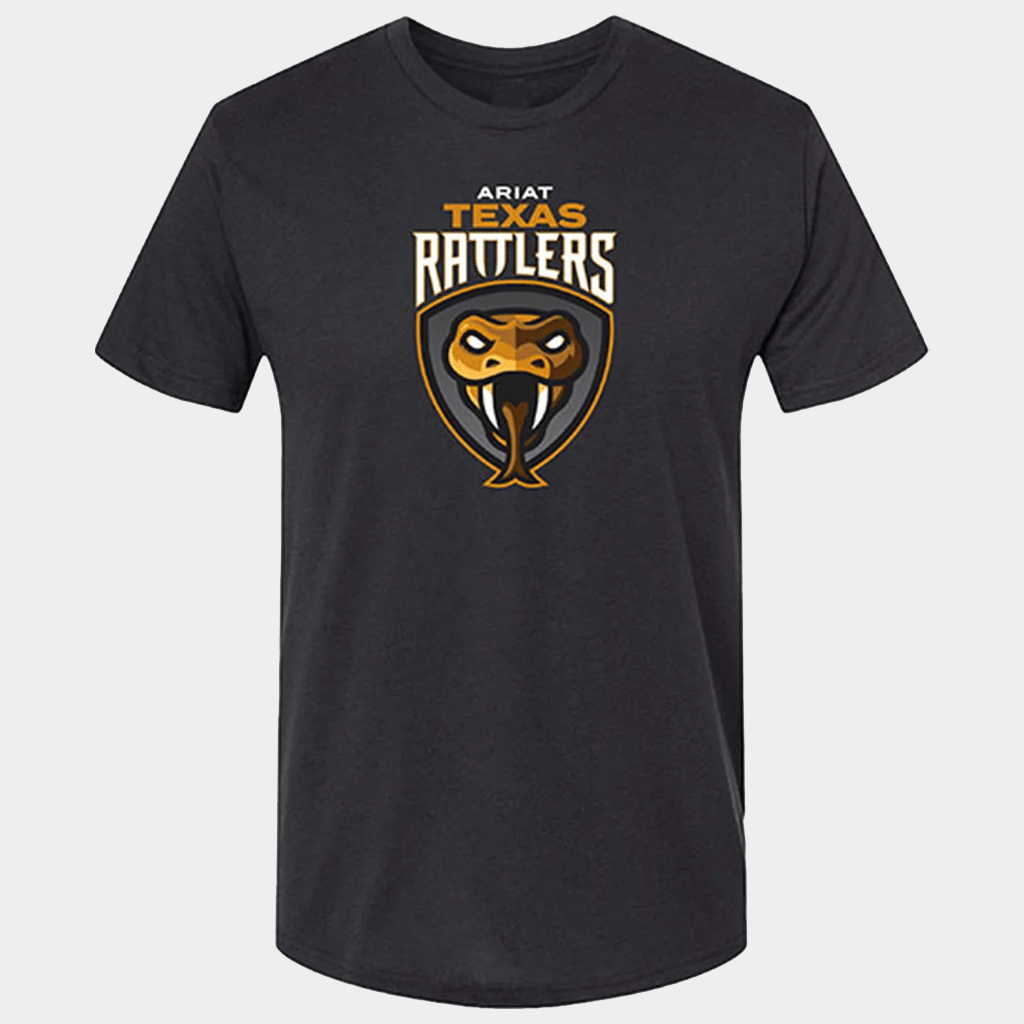 PBR Merch Ariat Texas Rattlers T-Shirt Black Gift Ideas For Boyfriend - Lily Birch Market