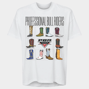 PBR Merch PBR Ladies Team Series Artistic Boots T-Shirt White Gifts For Wife - Lily Birch Market