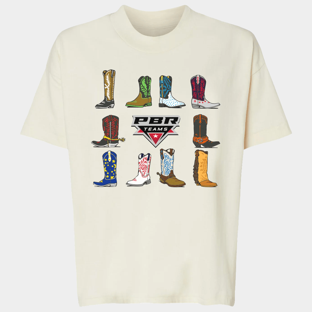 PBR Merch PBR Ladies Team Series Boots T-Shirt Gifts For Girlfriend - Lily Birch Market