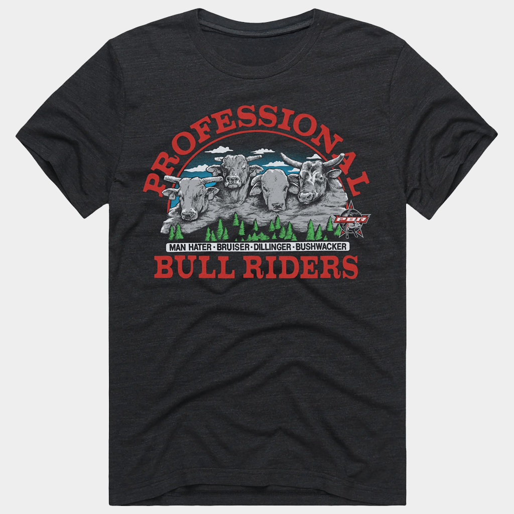 PBR Merch PBR x Homage Bull Mount Rushmore T-Shirt Birthday Gifts For Boyfriend - Lily Birch Market