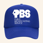 PBS Merch PBS Retro Logo Foam Trucker Hat Good Gifts For Boyfriend - Lilybirchmarket