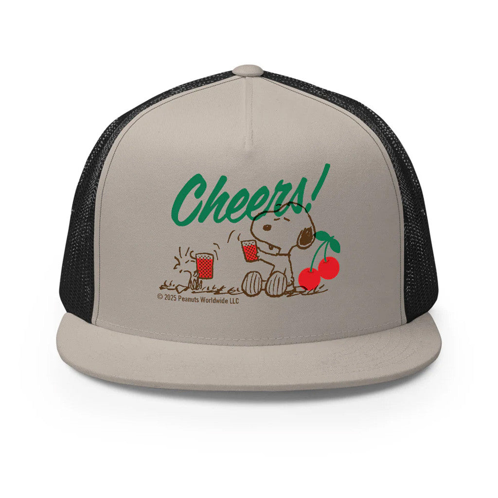 Peanuts Merch Peanuts Cheers Trucker Snapback Hat Gift Ideas For Boyfriend - Lilybirchmarket