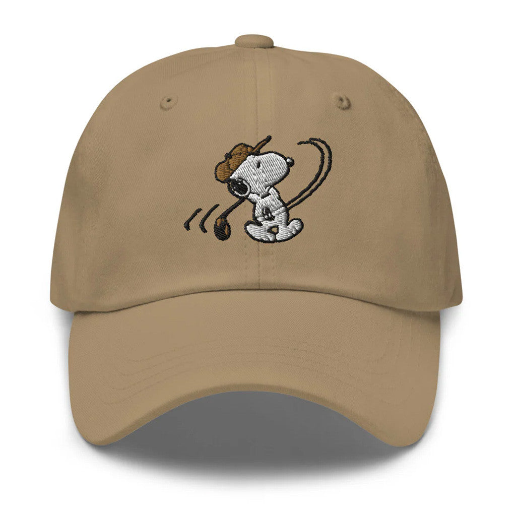 Peanuts Merch Peanuts Golf Embroidered Hat Birthday Gift Ideas For Him - Lilybirchmarket