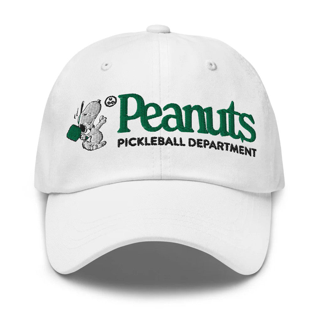 Peanuts Merch Peanuts Pickleball Department Embroidered Hat Gifts For Brother - Lilybirchmarket