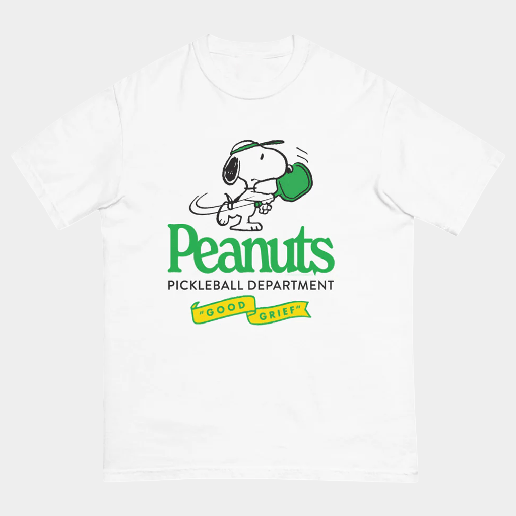 Peanuts Merch Peanuts Pickleball Department T-Shirt Present For Husband - Lily Birch Market
