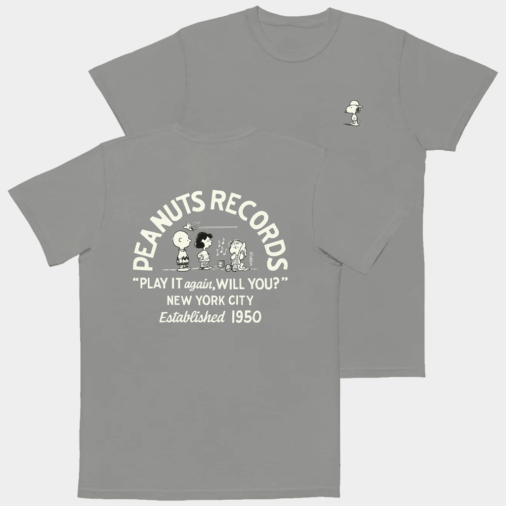 Peanuts Merch Peanuts Records T-Shirt Best Birthday Gift For Son - Lily Birch Market