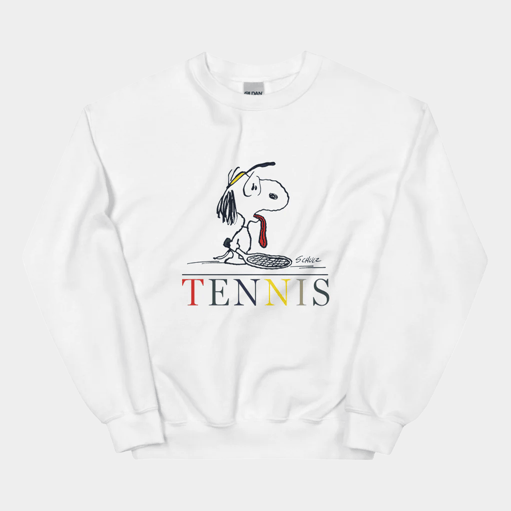 Peanuts Merch Peanuts Tennis Sweatshirt Birthday Ideas For Brother - Lilybirchmarket
