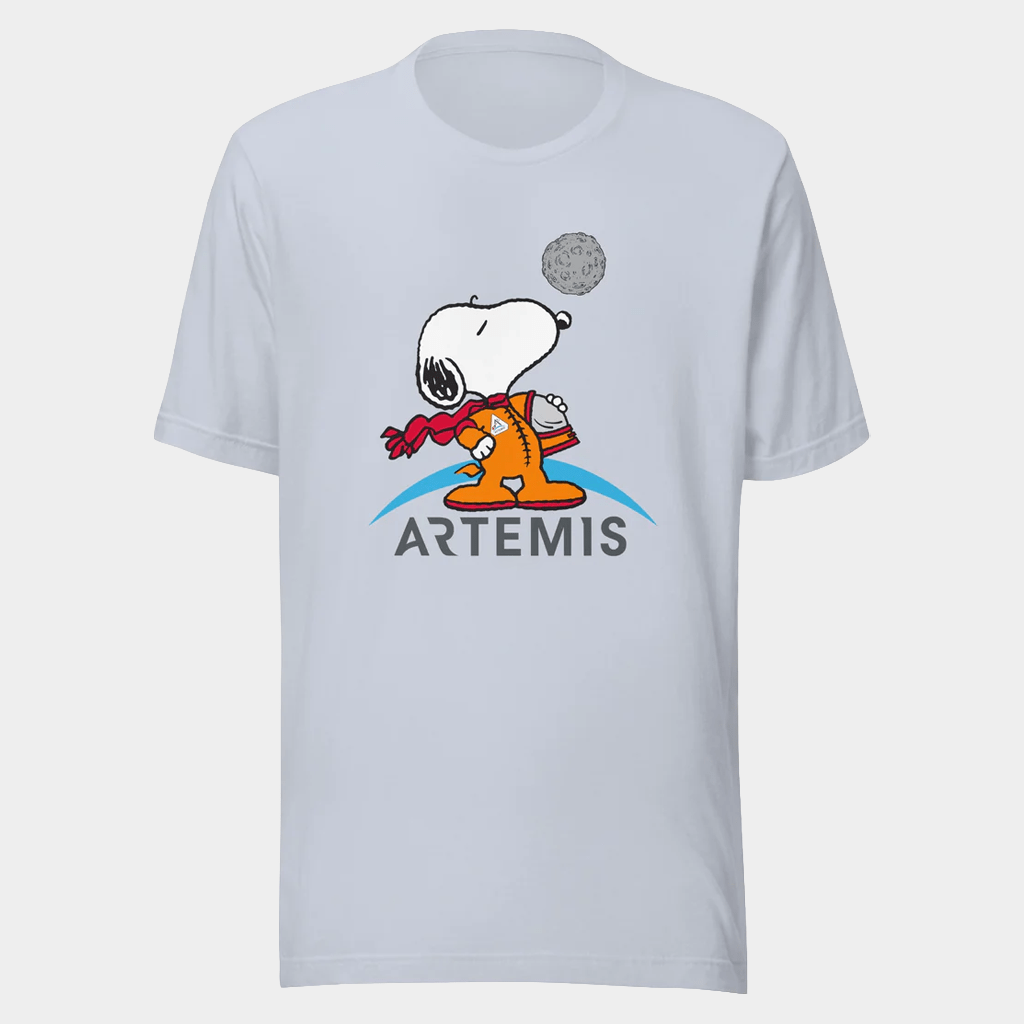 Peanuts Merch Snoopy Artemis T-Shirt Best Gifts For Husband - Lily Birch Market