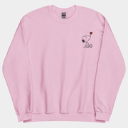 Peanuts Merch Snoopy Heart Sweatshirt Gifts For Besties - Lilybirchmarket