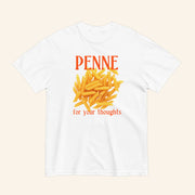 Penne For Your Thoughts T-Shirt Funny Pasta Pun Shirts Food Lover Gifts - Lily Birch Market