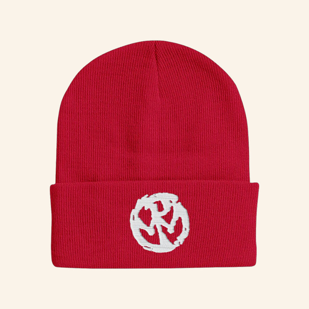 Pennywise Merch PW Circle Logo Beanie Birthday Present For Husband - Lilybirchmarket