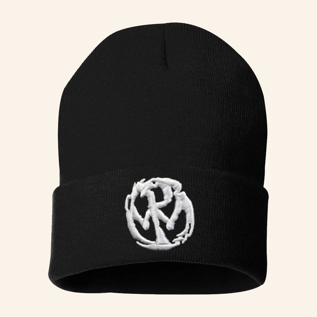 Pennywise Merch PW Circle Logo Black Beanie Best Gifts For Boyfriend - Lilybirchmarket