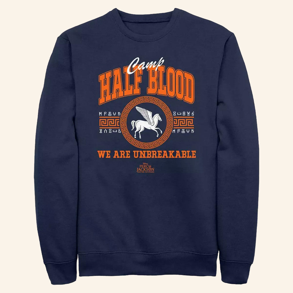 Percy Jackson Merch Percy Jackson And The Olympians Camp Half Blood Collegiate Sweatshirt Gifts - Lilybirchmarket