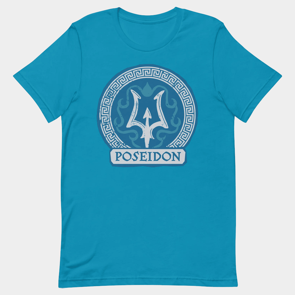 Percy Jackson Merch Percy Jackson T-Shirt Poseidon Cabin Shirt Birthday Gift For Husband - Lily Birch Market