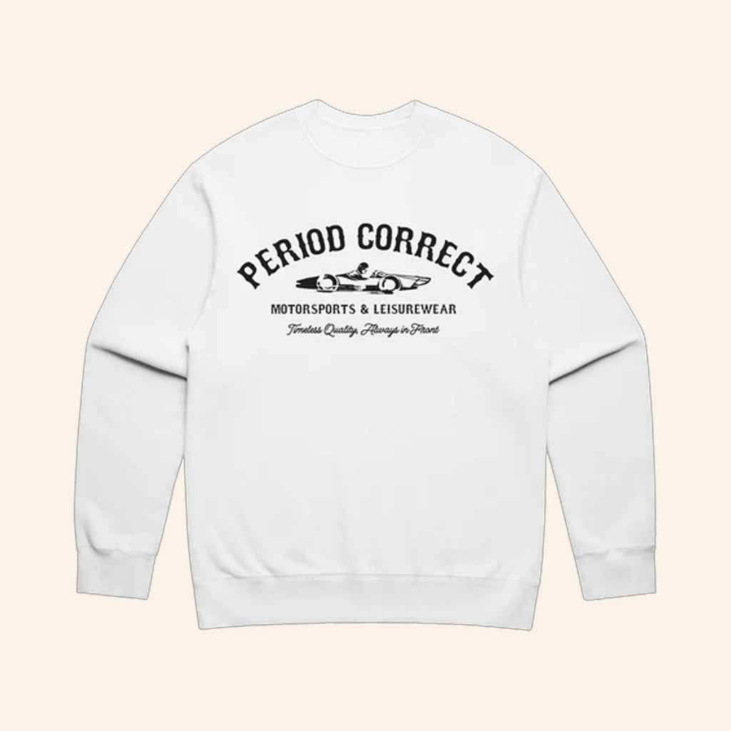 Period Correct Merch Motorsports And Leisurewear Sweatshirt Gifts For Car Lovers - Lilybirchmarket