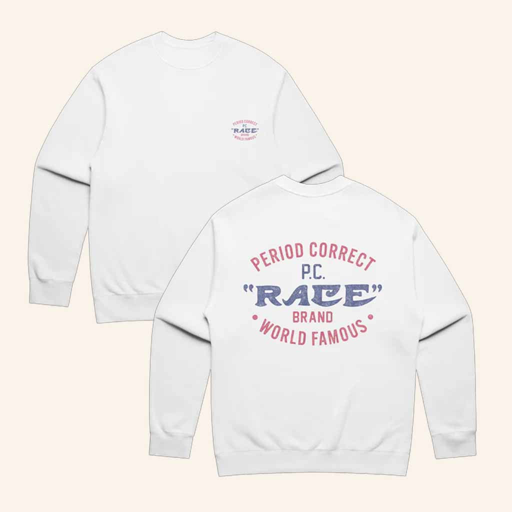 Period Correct Merch Race World Famous Sweatshirt Gift Ideas For Car Enthusiasts - Lilybirchmarket
