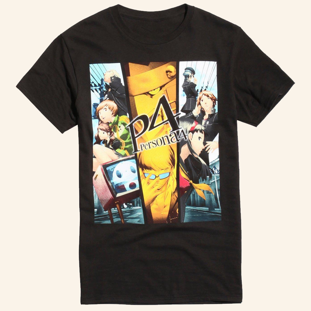 Persona Merch Persona 4 Cover Art T-Shirt Best Gift For Game Lovers - Lily Birch Market