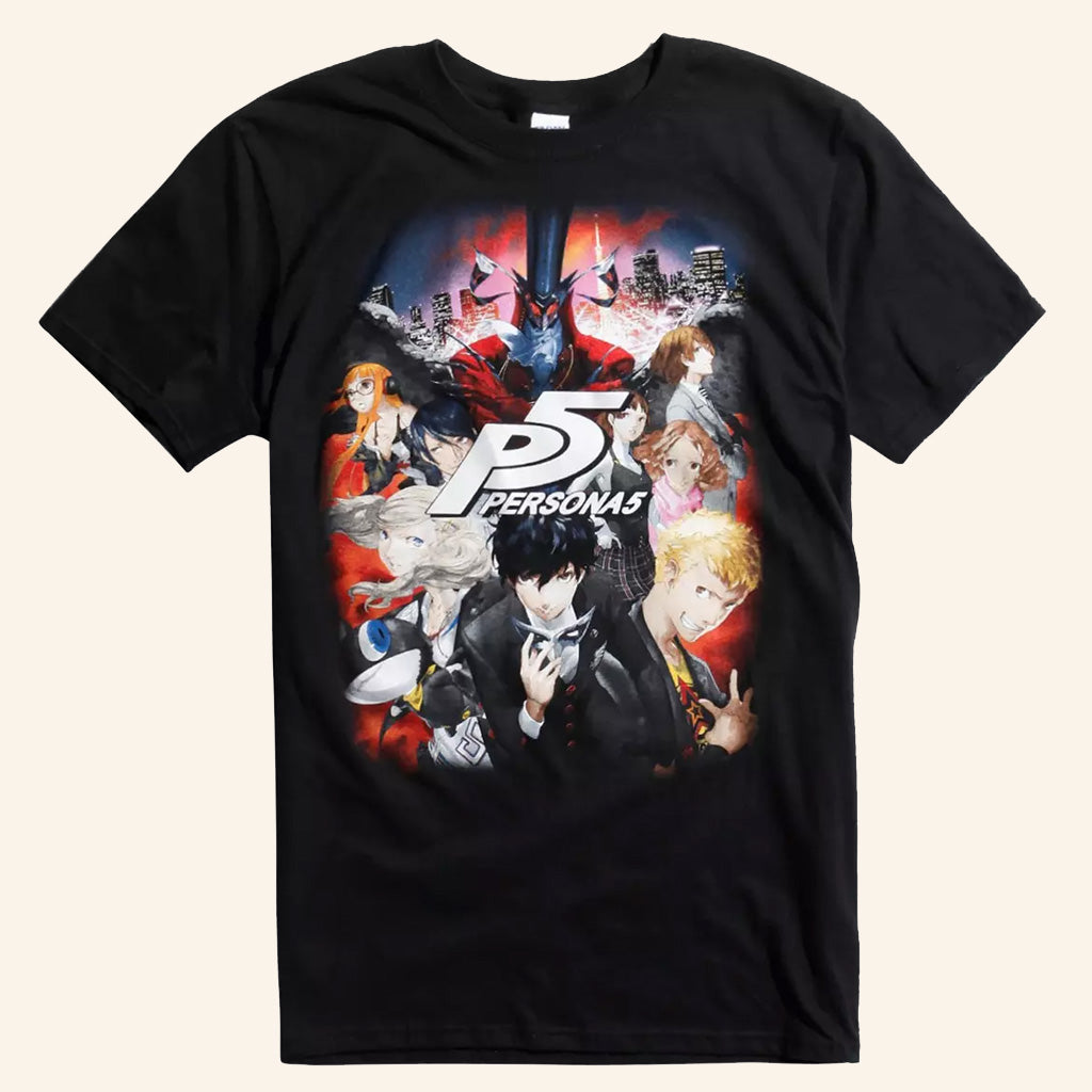Persona Merch Persona 5 Characters T-Shirt Gift Ideas For Game Lovers - Lily Birch Market