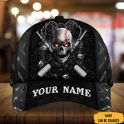 Personalized Baseball Skull Hat Baseball Lovers Unique Hats For Guys - Lilybirchmarket