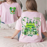  Personalized Daisy Duck St Patrick's Day Lucky Clover Shirt Irish Holiday Gifts For Women - TradiViet
