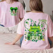 Personalized Mickey Mouse Friends St Patricks Day T-Shirt Cute St Patrick's Day Gifts - TradiViet