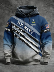Personalized US Navy 250th Anniversary Hoodie You Never Walk Alone USN Merch Navy Gifts Him - Lilybirchmarket