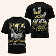 Peter Frampton 50Th Anniversary 2026 Rock Band Shirt Peter Frampton Merch Gifts For Music Fans - Lily Birch Market