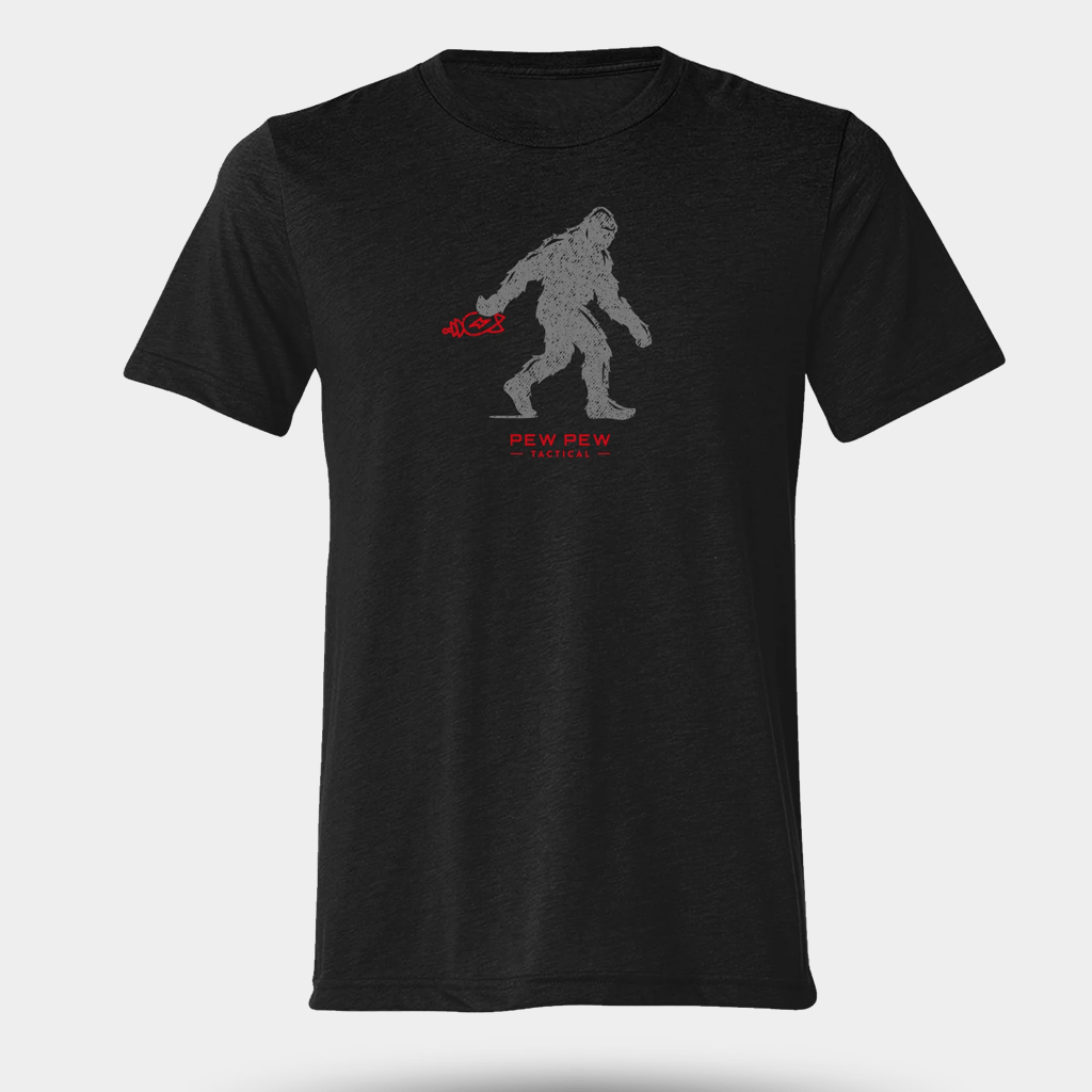 Pew Pew Tactical Bigfoot T-Shirt Gift Ideas For Boyfriend - Lily Birch Market