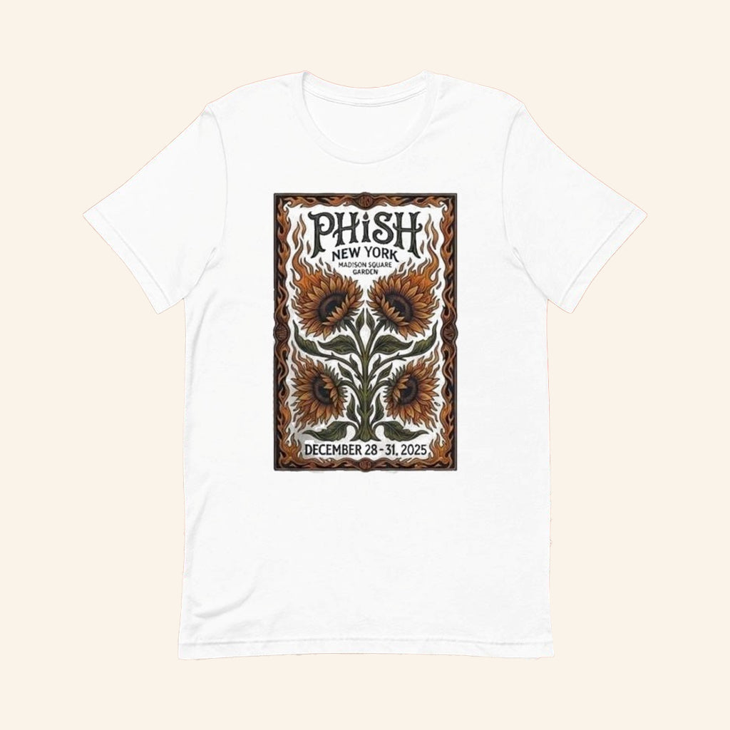 Phish New York December 28 To 31 2025 Madison Square Garden Art T-Shirt Phish Merch - Lily Birch Market