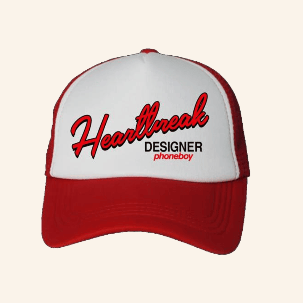 Phoneboy Merch Heartbreak Designer Trucker Hat Gifts For Friends - Lilybirchmarket