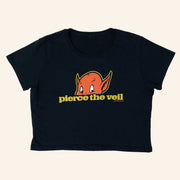 Pierce The Veil Merch Devil Cropped T-Shirt Best Gifts For Her - Lily Birch Market