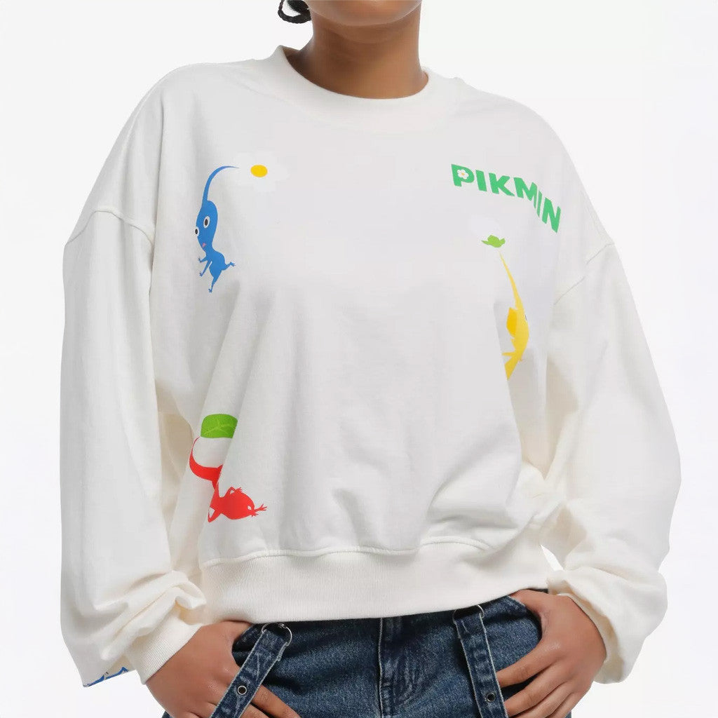 Pikmin Merch Pikmin Characters Sweatshirt Birthday Present For Girlfriend - Lilybirchmarket