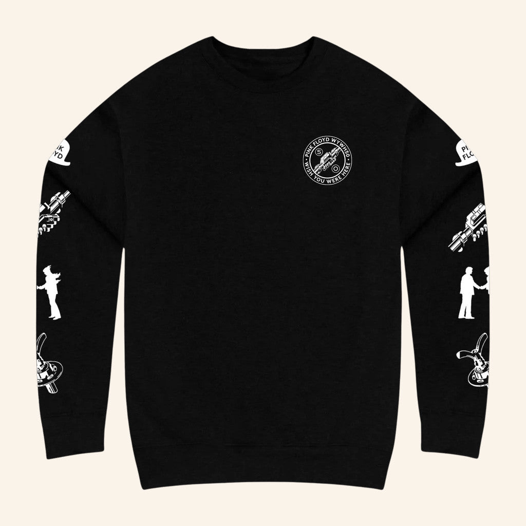 Pink Floyd Merch WYWH 50 Icons Black Sweatshirt Christmas Gifts For Rock Music Lovers - Lilybirchmarket
