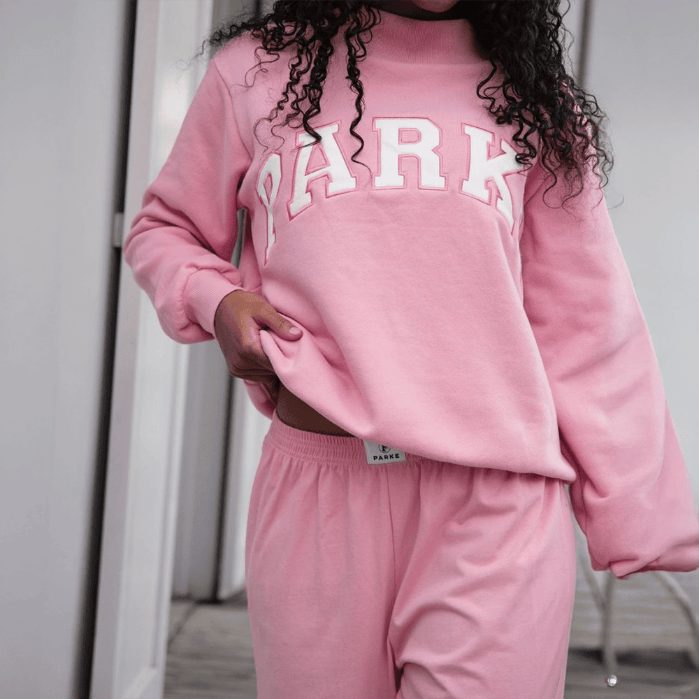 Pink Parke Sweatshirt Parke Summer Drop Good Gifts For Wife - Lilybirchmarket