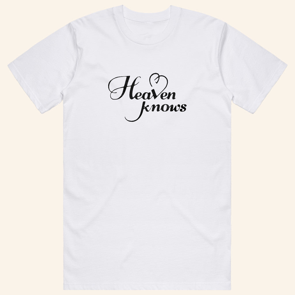 PinkPantheress Merch Heaven Knows White T-Shirt Great Gifts For Besties - Lily Birch Market