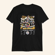 Pittsburgh Football 2025 AFC North Champions 2025 Signatures T-Shirt Steelers Merch - Lily Birch Market