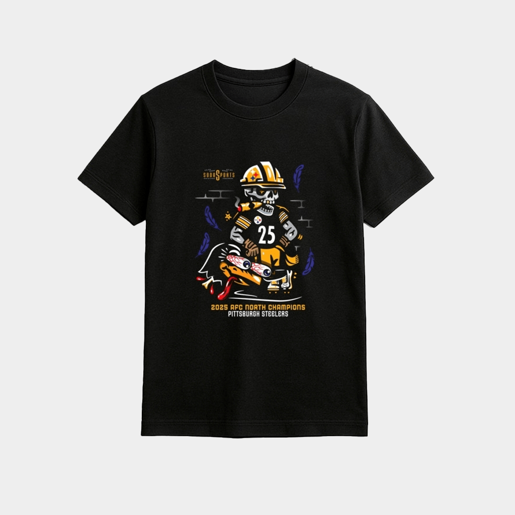 Pittsburgh Football 2025 AFC North Champions Shirt Best Gifts For Football Fans - Lily Birch Market