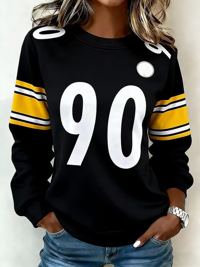 Pittsburgh Football 90 Sweatshirt Game Day Apparel Best Gifts For Wife - Lilybirchmarket