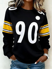 Pittsburgh Football 90 Sweatshirt Game Day Apparel Best Gifts For Wife - Lilybirchmarket