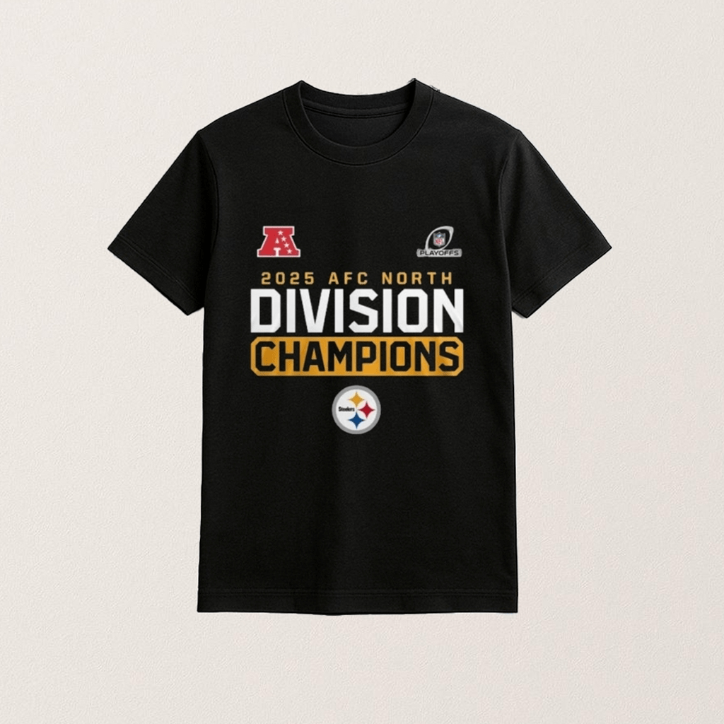 Pittsburgh Football AFC North Champions 2025 Cheers Shirt Best Gift For Football Lovers - Lily Birch Market