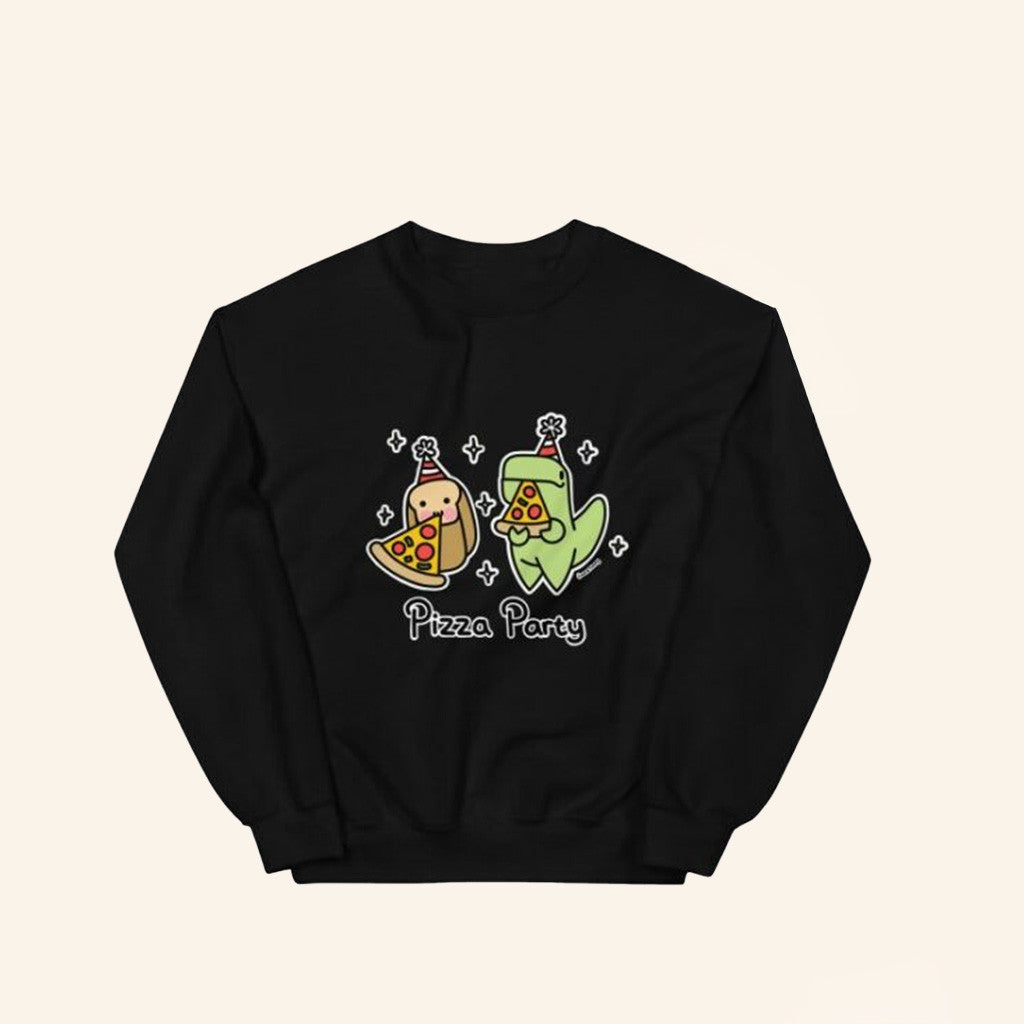 Pizza Party Sweatshirt Loof And Timmy Merch Birthday Gift Ideas For Her - Lilybirchmarket