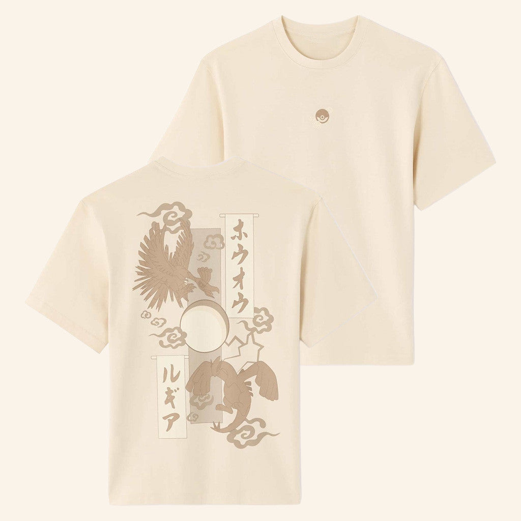 Pokemon Merch Pokemon x Celio Lugia And Ho Oh T-Shirt Christmas Gifts For Boyfriend - Lily Birch Market