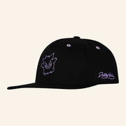 Pokemon Merch Pokemon X Dolly Noire Gengar Snapback Hat Embroidered Gifts For Brothers - Lilybirchmarket