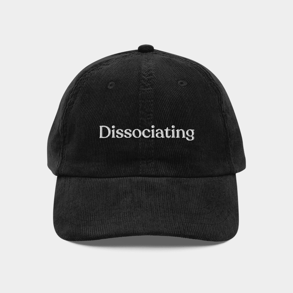 Polychrome Goods Merch Dissociating Embroidered Hat Funny Gifts For Friends - Lilybirchmarket
