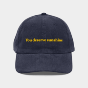Polychrome Goods Merch You Deserve Sunshine Embroidered Hat Heated Rivalry Merch Gifts Ideas - Lilybirchmarket