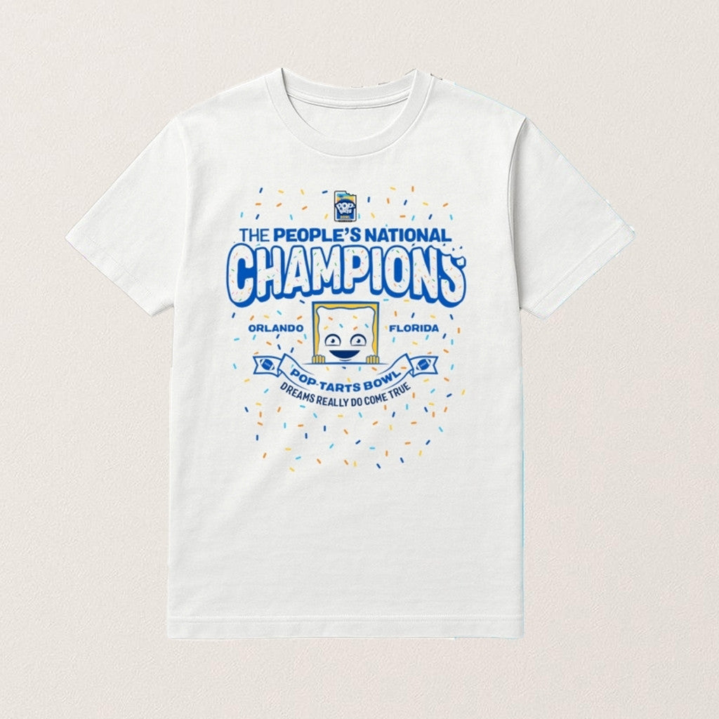 Pop Tarts Bowl 2025 The People's National Champions T-Shirt Pop Tarts Bowl Merch Football Gifts - Lily Birch Market