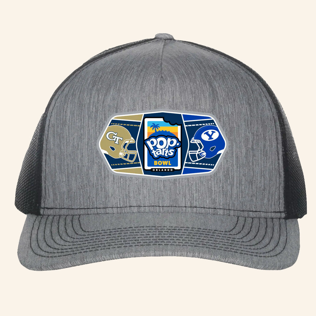 Pop Tarts Bowl Merch Yellow Jackets Vs Cougars 2025 Trucker Hat Presents For Football Lovers - Lilybirchmarket