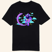 Poppy Playtime Merch CatNap Night Sky Black T-Shirt Unique Gifts For Brothers - Lily Birch Market